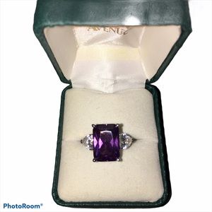 Silver Amethyst Ring